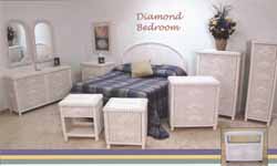 Wicker Bed Room Set