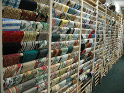 Hundreds of fabrics in stock for a custom look.